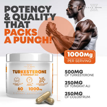 Elevor™ Turkesterone & Tongkat Ali Supplement